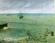James Abbott McNeil Whistler Symphony in Grey and Green oil on canvas